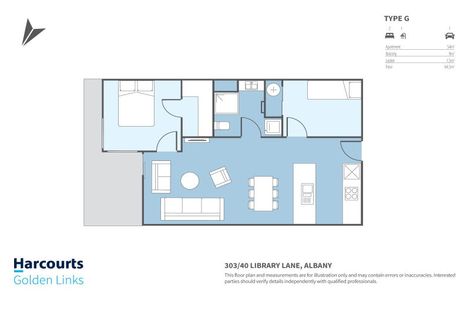 Photo of property in Tenor Apartments, 303/40 Library Lane, Albany, Auckland, 0632