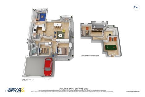 Photo of property in 16 Limmer Place, Browns Bay, Auckland, 0632