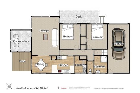 Photo of property in 1/10 Shakespeare Road, Milford, Auckland, 0620