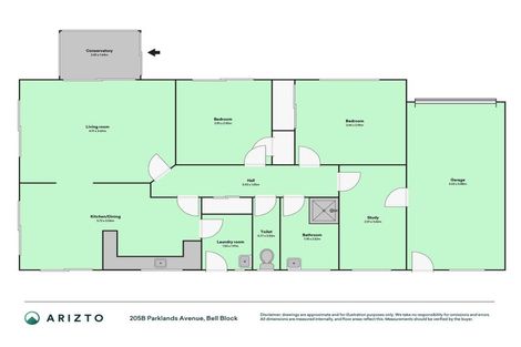 Photo of property in 205b Parklands Avenue, Bell Block, New Plymouth, 4312