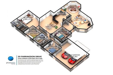 Photo of property in 59 Farringdon Avenue, Rototuna North, Hamilton, 3210