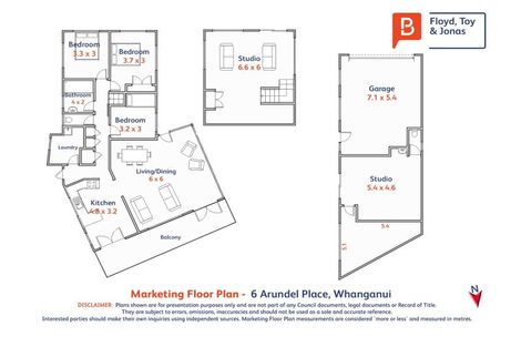 Photo of property in 6 Arundel Place, Springvale, Whanganui, 4501