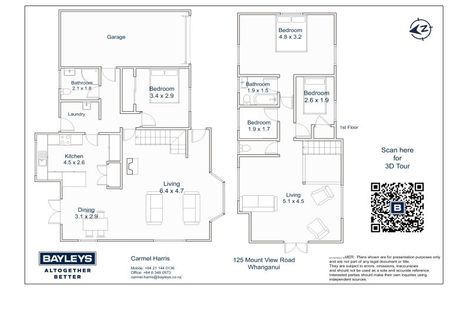 Photo of property in 125 Mount View Road, Bastia Hill, Whanganui, 4500