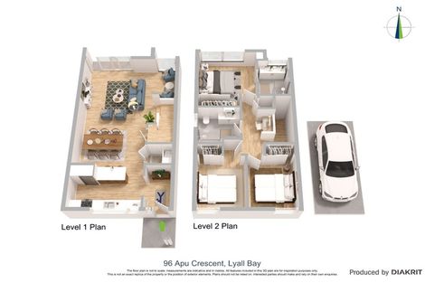 Photo of property in 96a Apu Crescent, Lyall Bay, Wellington, 6022