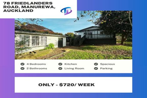Photo of property in 78 Friedlanders Road, Manurewa, Auckland, 2102