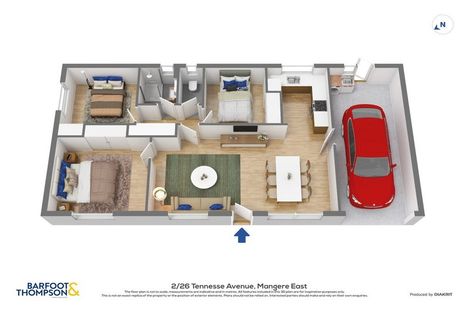 Photo of property in 2/26 Tennessee Avenue, Mangere East, Auckland, 2024