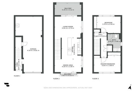 Photo of property in Harbour View Terraces, 9/170 Mokoia Road, Chatswood, Auckland, 0626