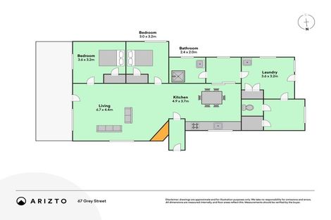 Photo of property in 67 Grey Street, Woodville, 4920