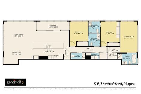 Photo of property in Sentinel Apartments, 2703/3 Northcroft Street, Takapuna, Auckland, 0622