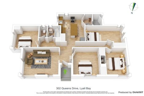 Photo of property in 302 Queens Drive, Lyall Bay, Wellington, 6022