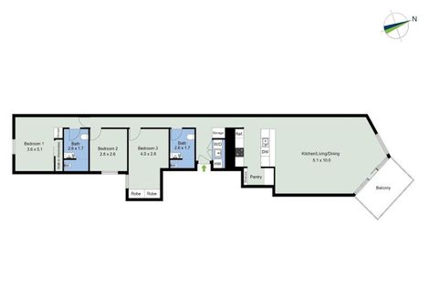 Photo of property in Piermont Apartments, 6e/82 Cable Street, Te Aro, Wellington, 6011