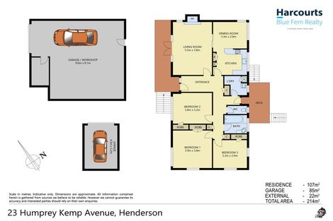 Photo of property in 23 Humphrey Kemp Avenue, Henderson, Auckland, 0612