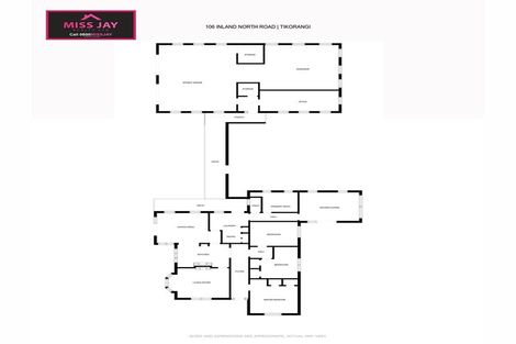 Photo of property in 6 Inland Road North, Tikorangi, Waitara, 4383