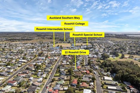 Photo of property in 22 Rosehill Drive, Rosehill, Papakura, 2113