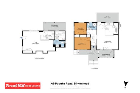 Photo of property in 49 Pupuke Road, Birkenhead, Auckland, 0627