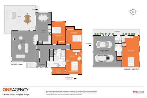 Photo of property in 8 Kiekie Road, Mangere Bridge, Auckland, 2022