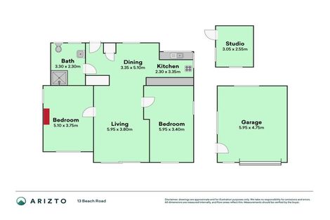 Photo of property in 13 Beach Street, Tangimoana, 4822