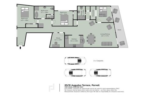 Photo of property in 2d/10 Augustus Terrace, Parnell, Auckland, 1052