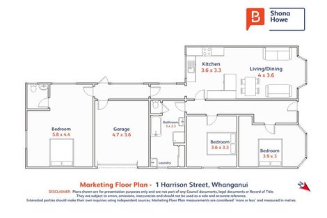 Photo of property in 1 Harrison Street, Whanganui, 4500