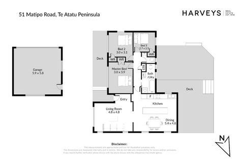 Photo of property in 51 Matipo Road, Te Atatu Peninsula, Auckland, 0610