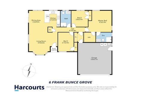 Photo of property in 6 Frank Bunce Grove, Flat Bush, Auckland, 2019