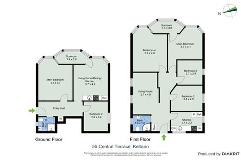 Photo of property in 55 Central Terrace, Kelburn, Wellington, 6012