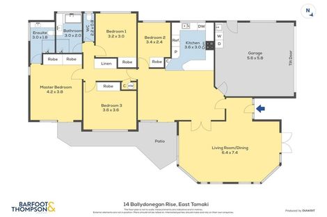 Photo of property in 14 Ballydonegan Rise, East Tamaki, Auckland, 2013