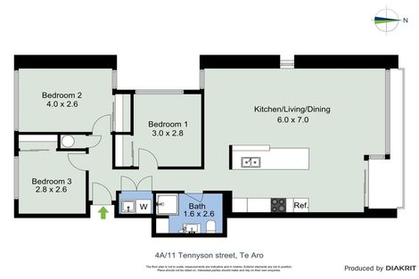 Photo of property in Republic Apartments, 4a/11 Tennyson Street, Te Aro, Wellington, 6011