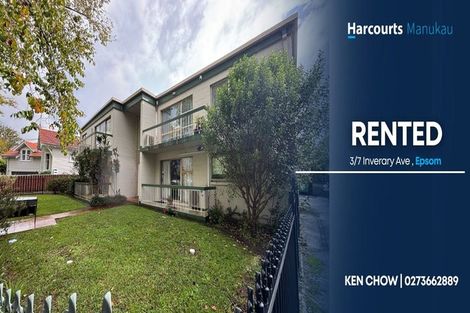 Photo of property in 3/7 Inverary Avenue, Epsom, Auckland, 1023