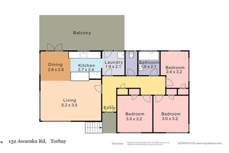 Photo of property in 132 Awaruku Road, Torbay, Auckland, 0630