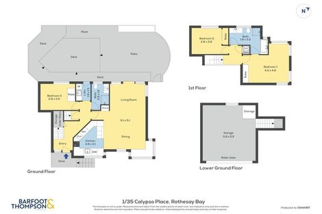 Photo of property in 1/35 Calypso Place, Rothesay Bay, Auckland, 0630