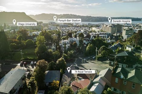 Photo of property in 74 Royal Terrace, Dunedin Central, Dunedin, 9016