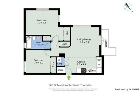 Photo of property in Westhaven Apartments, 2/127 Molesworth Street, Thorndon, Wellington, 6011
