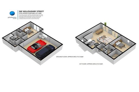 Photo of property in 56e Willoughby Street, Whitiora, Hamilton, 3200