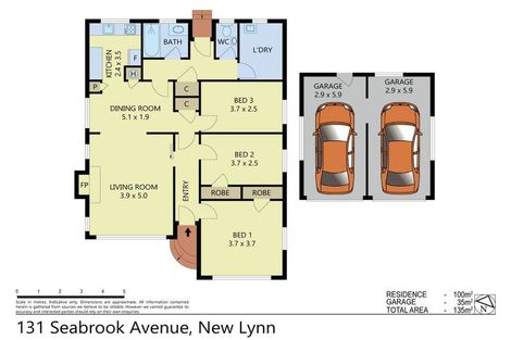 Photo of property in 131 Seabrook Avenue, New Lynn, Auckland, 0600