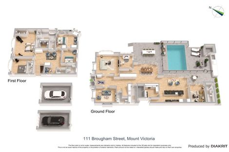 Photo of property in 111 Brougham Street, Mount Victoria, Wellington, 6011