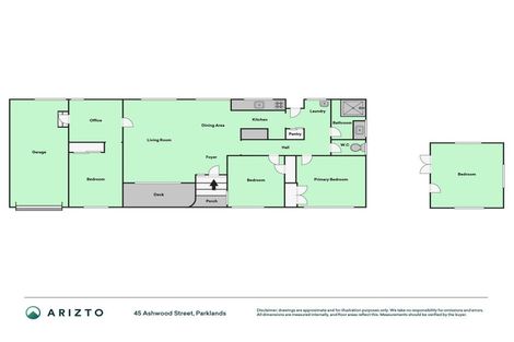 Photo of property in 45 Ashwood Street, Parklands, Christchurch, 8083