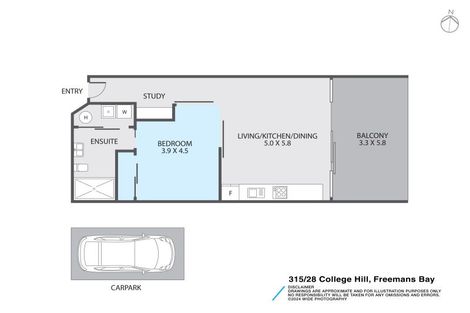 Photo of property in 315/28 College Hill, Freemans Bay, Auckland, 1011