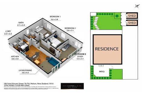 Photo of property in 180 Saint Vincent Street, Toi Toi, Nelson, 7010