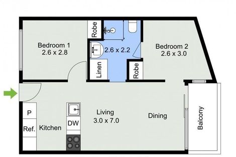 Photo of property in Soho Apartments, 810/74 Taranaki Street, Te Aro, Wellington, 6011