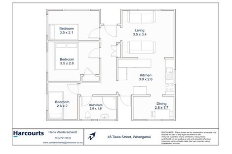 Photo of property in 45 Tawa Street, Gonville, Whanganui, 4501