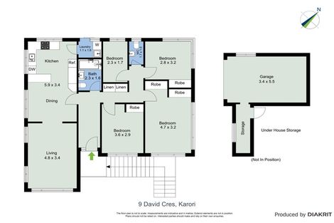 Photo of property in 9 David Crescent, Karori, Wellington, 6012