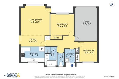 Photo of property in 1/80 Aberfeldy Avenue, Highland Park, Auckland, 2010