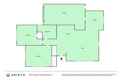 Photo of property in 1/117 Yaldhurst Road, Sockburn, Christchurch, 8042