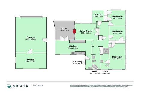 Photo of property in 9 Toi Street, Tawhero, Whanganui, 4501