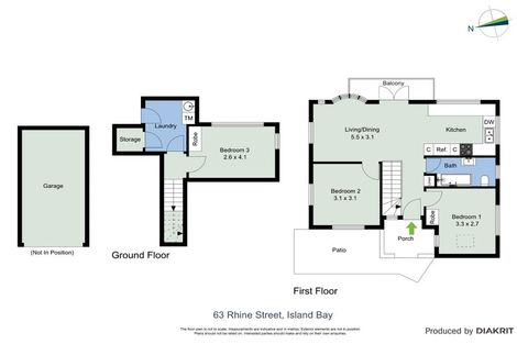 Photo of property in 63 Rhine Street, Island Bay, Wellington, 6023