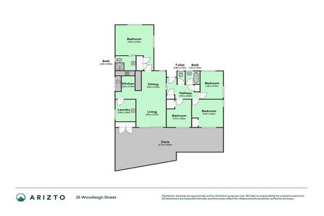 Photo of property in 25 Woodleigh Street, Frankleigh Park, New Plymouth, 4310