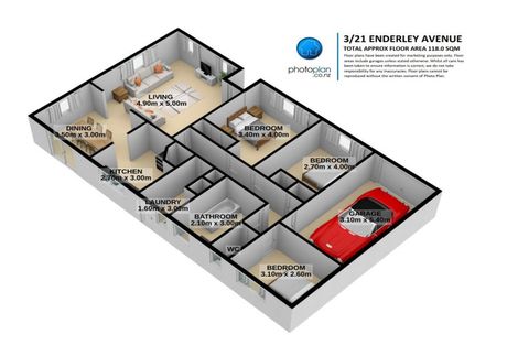 Photo of property in 3/21 Enderley Avenue, Enderley, Hamilton, 3214