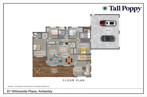 Photo of property in 67 Willowside Place, Amberley, 7410