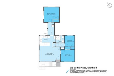 Photo of property in 2/5 Battle Place, Glenfield, Auckland, 0629